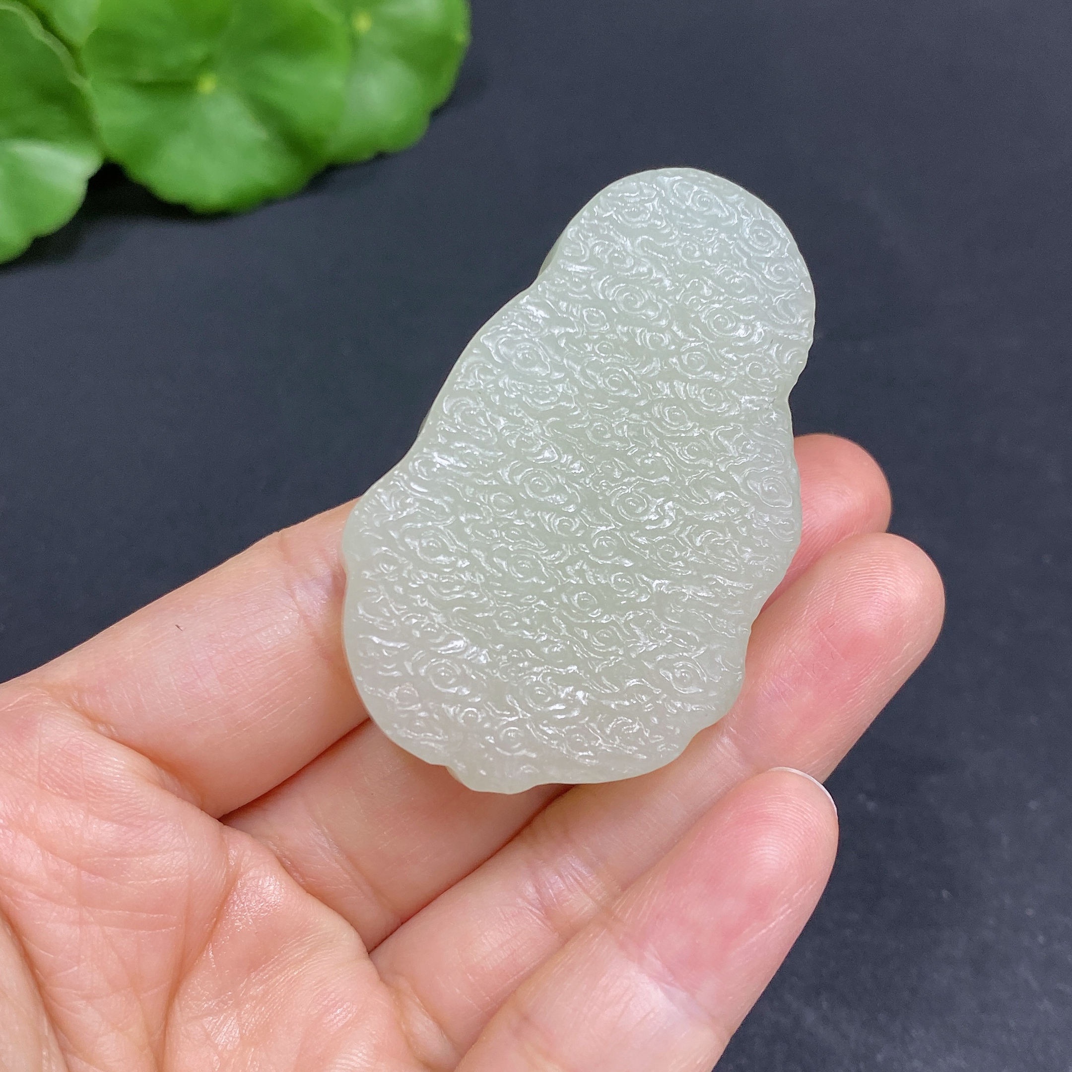 H30518408 Hetian Jade Pendant Buddha Total Weight Approx. 38.9g