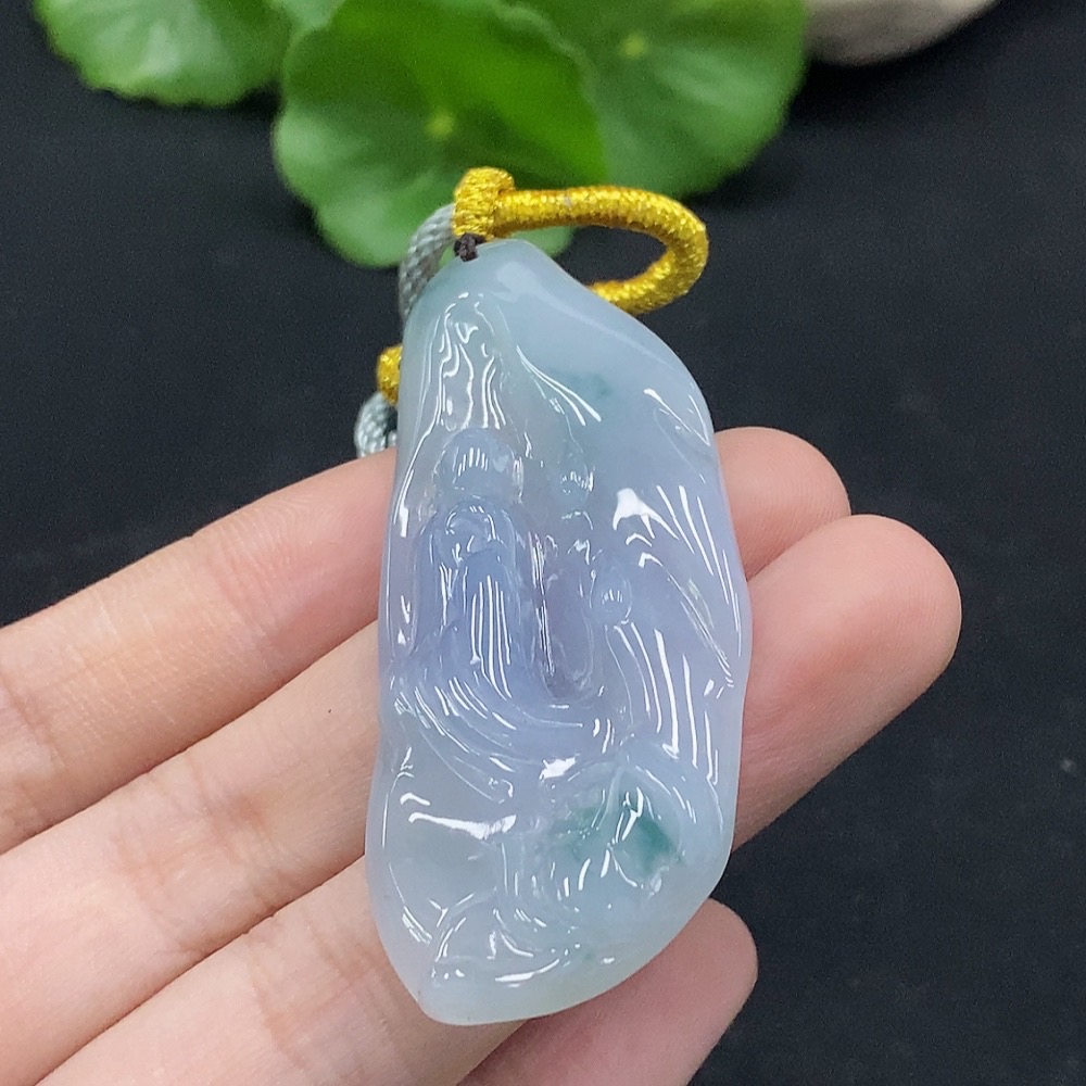 F34028706 Jadeite Enlightenment Pendant Total Weight Approx.16.46g