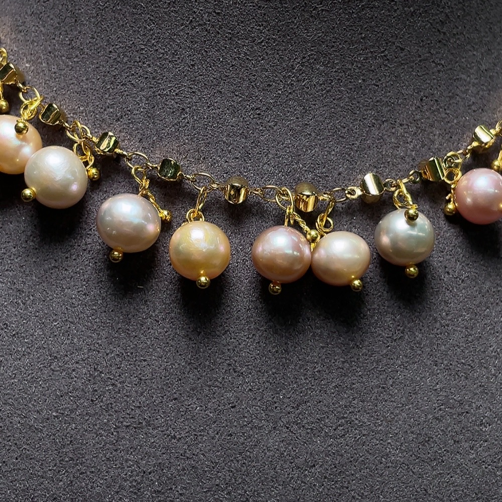 C31640537 Pearl Necklace Non-Gold Total Weight Approx. 23.2g Size About 8.7mm