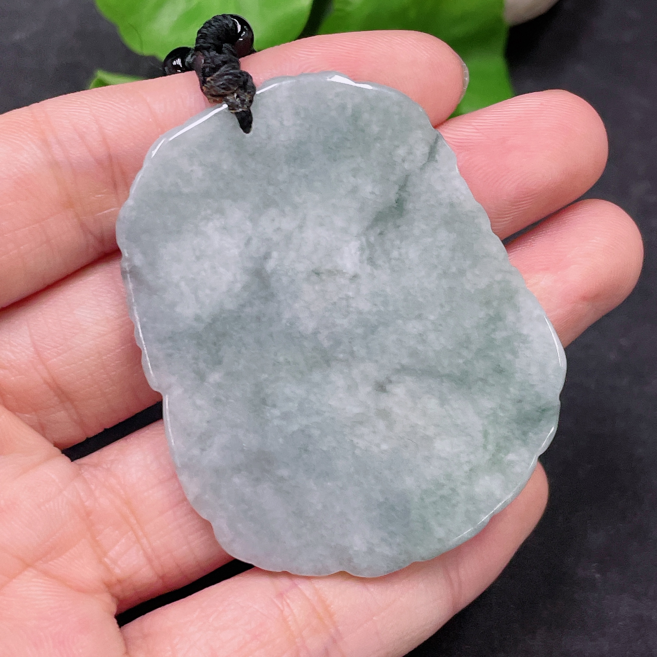 F32748079 Jadeite Auspicious Fish Pendant