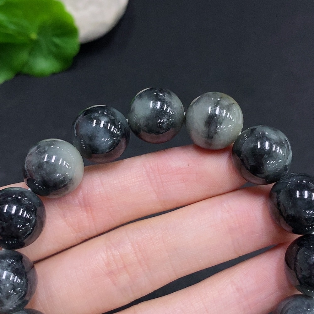 F34060117 Jadeite Bracelet Total Weight Approx.75.1g Size 13.7mm