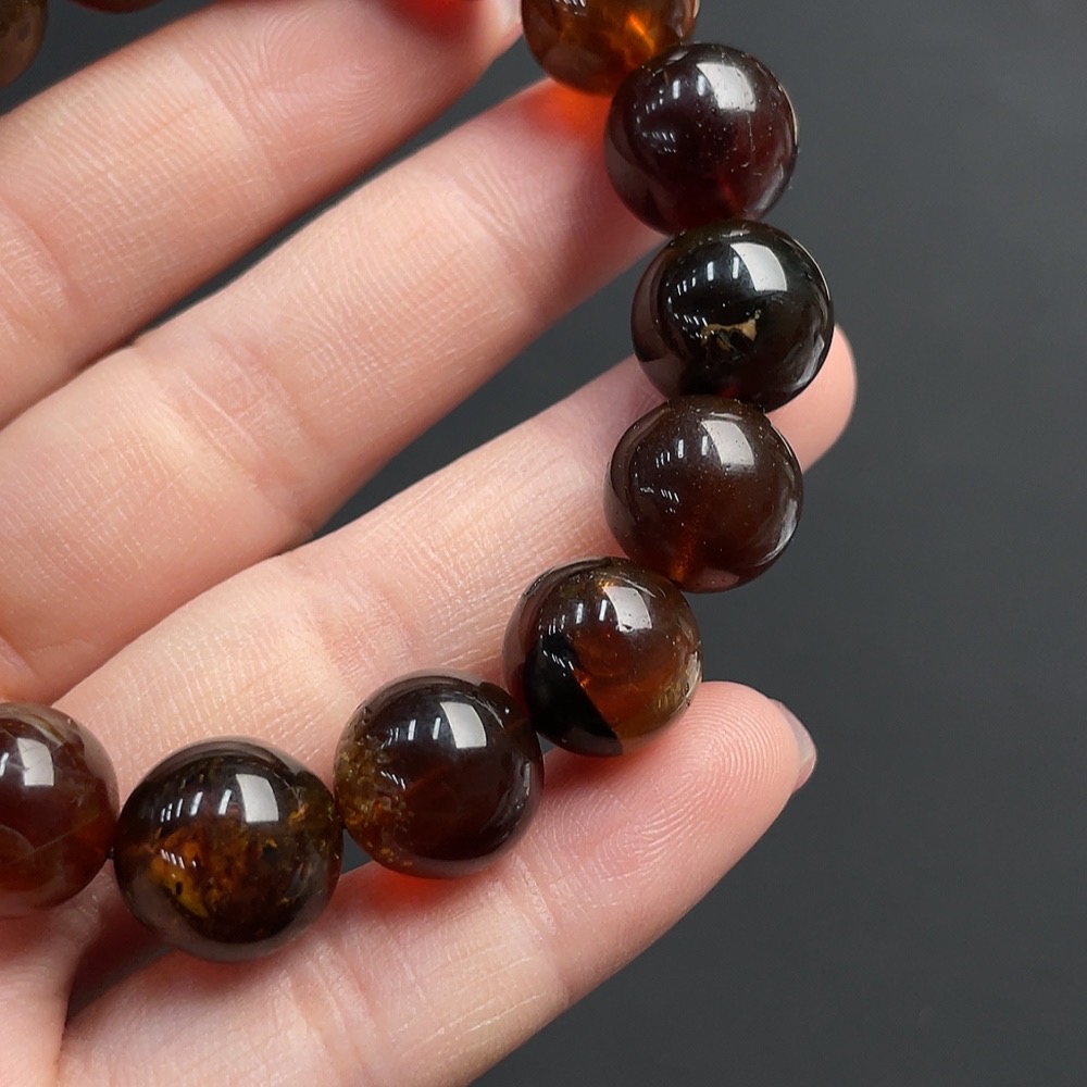 C26938037 Amber Beeswax Bracelet Total Weight Approx.16g Size 12.1mm
