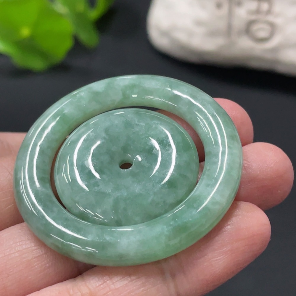 F31631435 JadeiteMother-and-Child Toggle Pendant