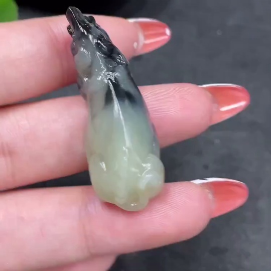 H34961187 Hetian Jade Pendant - Prosperity, Total Weight Approx. 10.7g