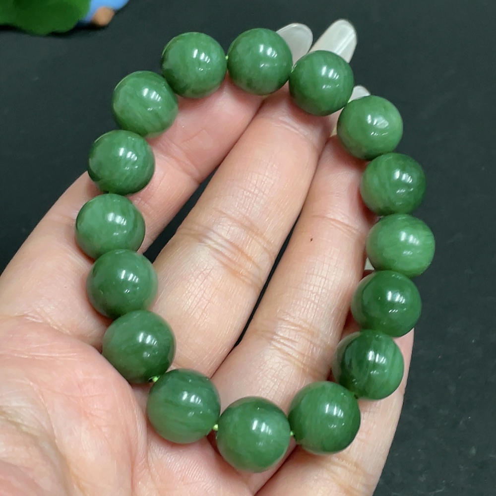 H28272850 Hetian Jade Bracelet, Approx. 11.4mm, Total Weight About 40.3g