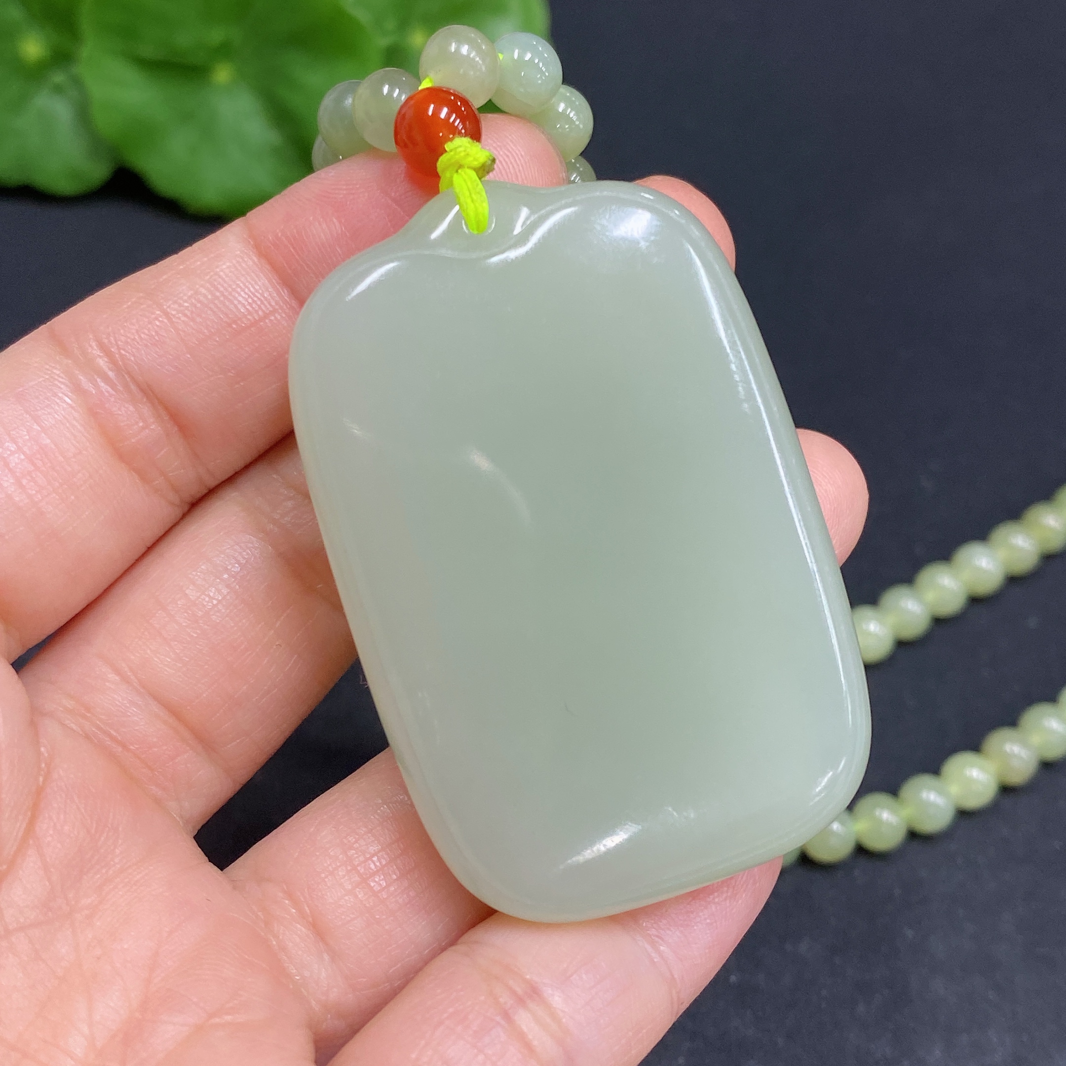 H32703281 Hetian Jade Pendant Plain Pendant