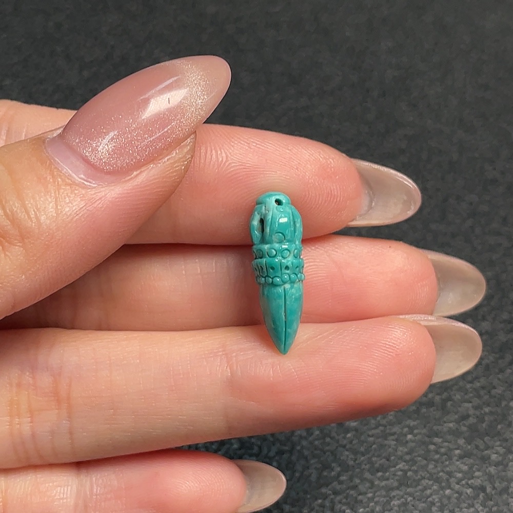 C34992309 Turquoise Pendant with Other Mineral Components, Total Weight Approx. 1.33g