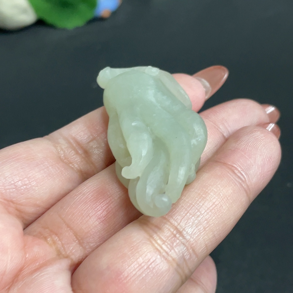 H34011854 Hetian Jade Pendant Buddha's Hand Total Weight About 22.9g