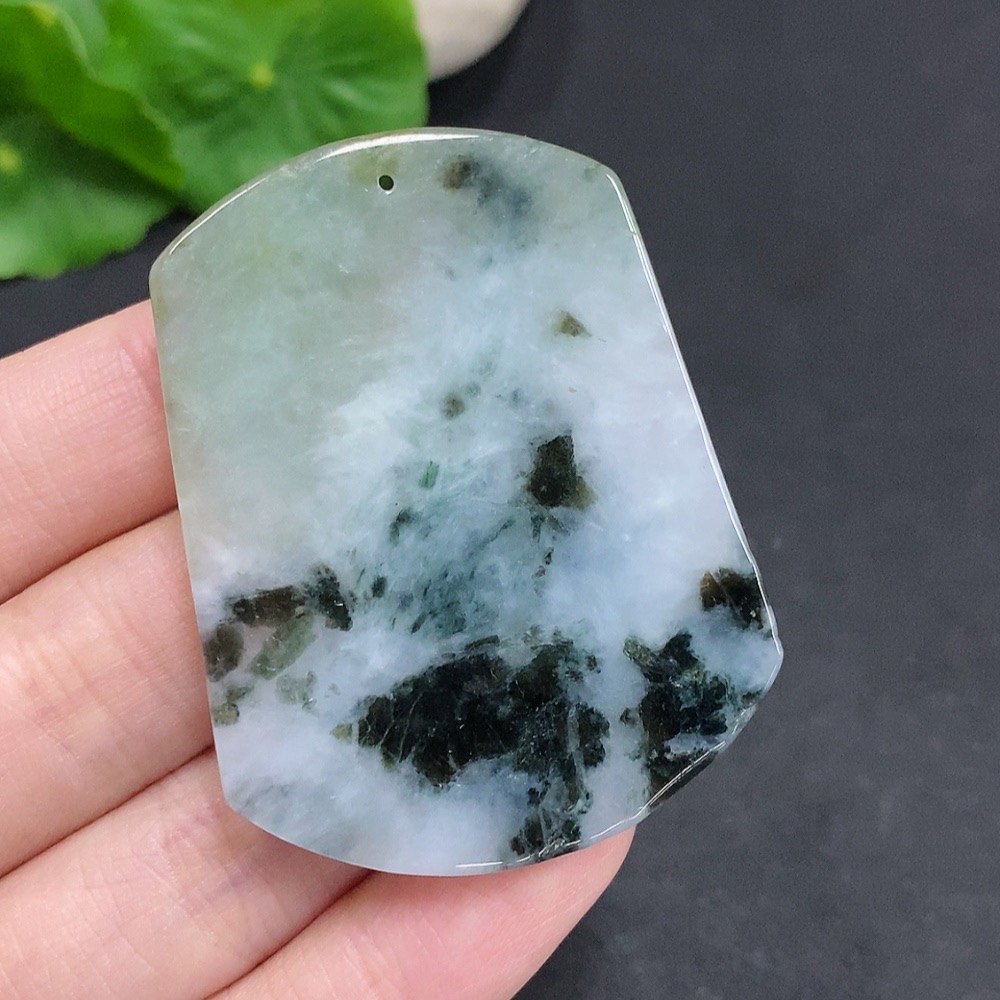 F34968738 Jadeite Flourishing Prosperity Pendant