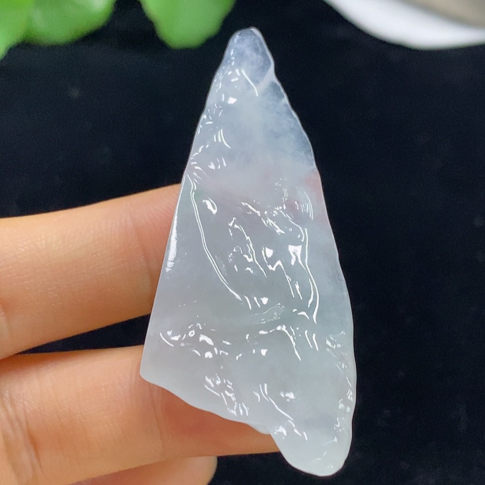 F35134956 Jadeite free-form pendant Total weight approximately 13.99g
