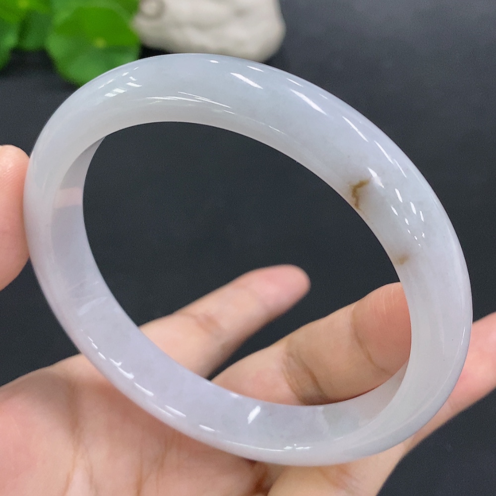 F31622227 Jadeite Round Bangle Size 66 Total Weight Approximately 63.2g