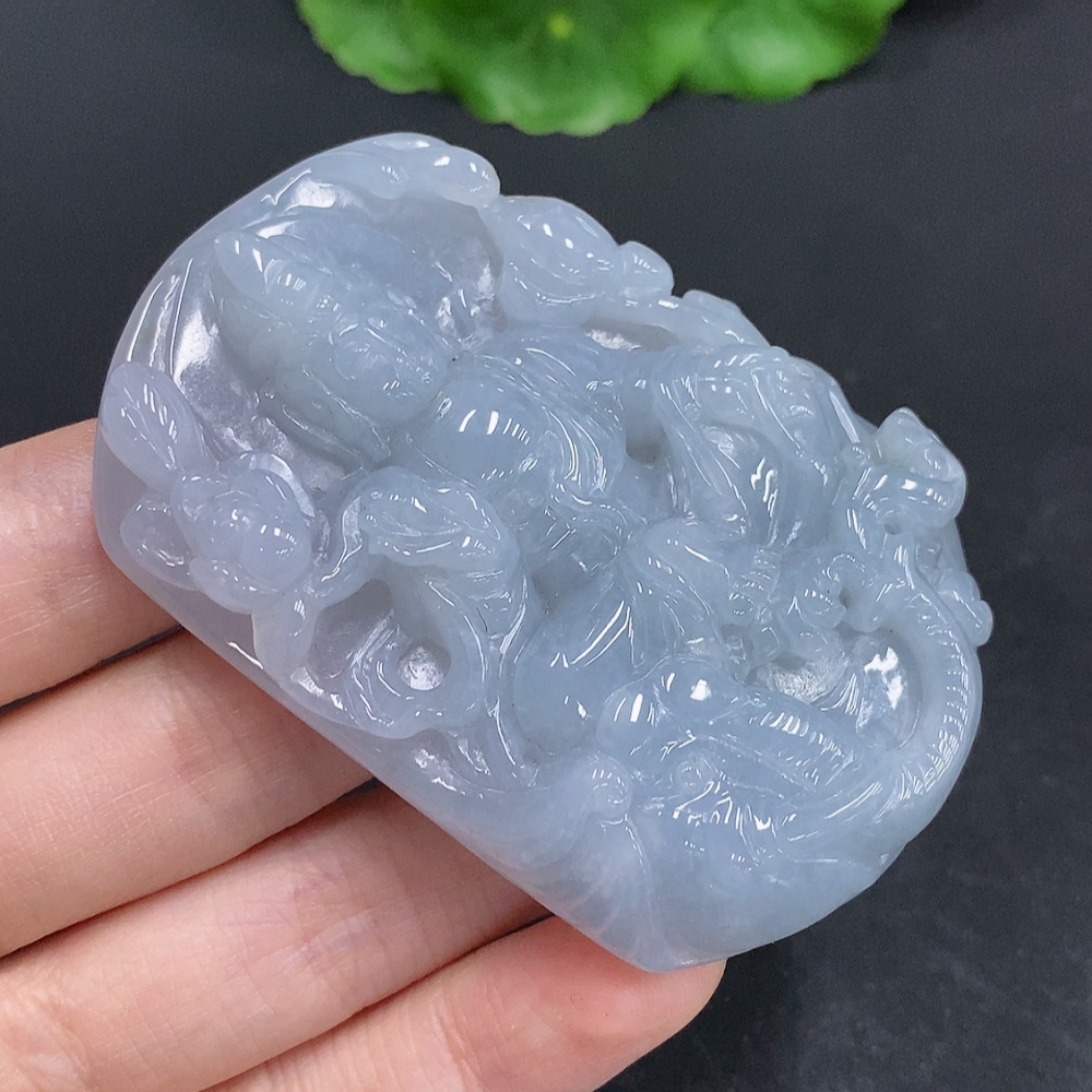 F33857398 JadeiteSamantabhadra Pendant