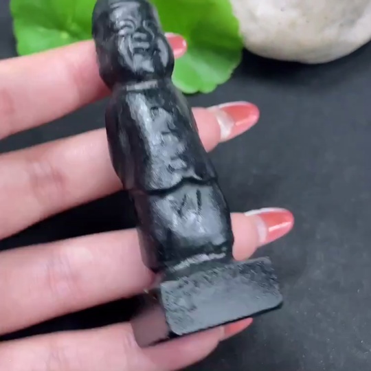 H35084232 Hetian Jade Ornament Shopkeeper Color Origin Undetermined Contains Other Mineral Components Total Weight Approximately 80g