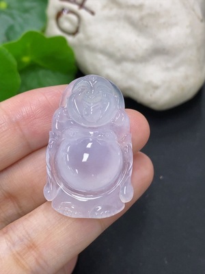 F42971637 翡翠佛挂件 货品总重量约9.9克