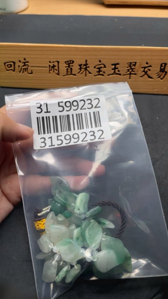 H31599232 African Emerald (Dulong Jade) Pendant