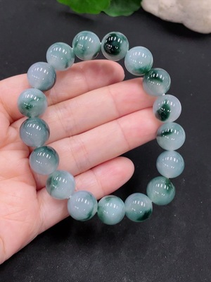 F28287525 Jadeite Bead Bracelet Approx. 11.8mm Total Weight Approx. 49.2g