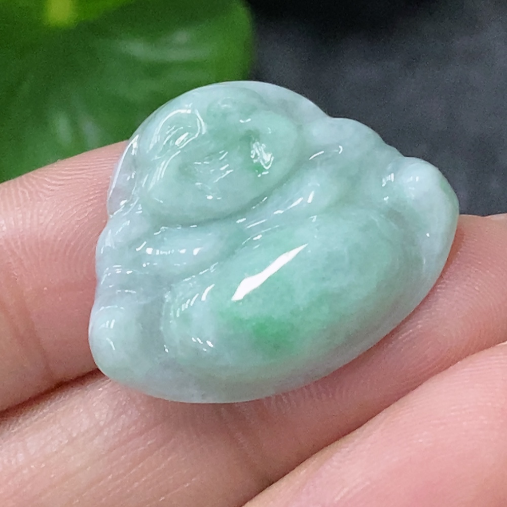 F34998312 Jadeite Pendant Buddha, total weight approximately 3.73g