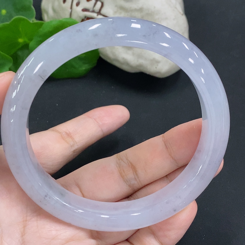 F34001702 Jadeite Round Bracelet Size 65 Total Weight Approx. 69.3g
