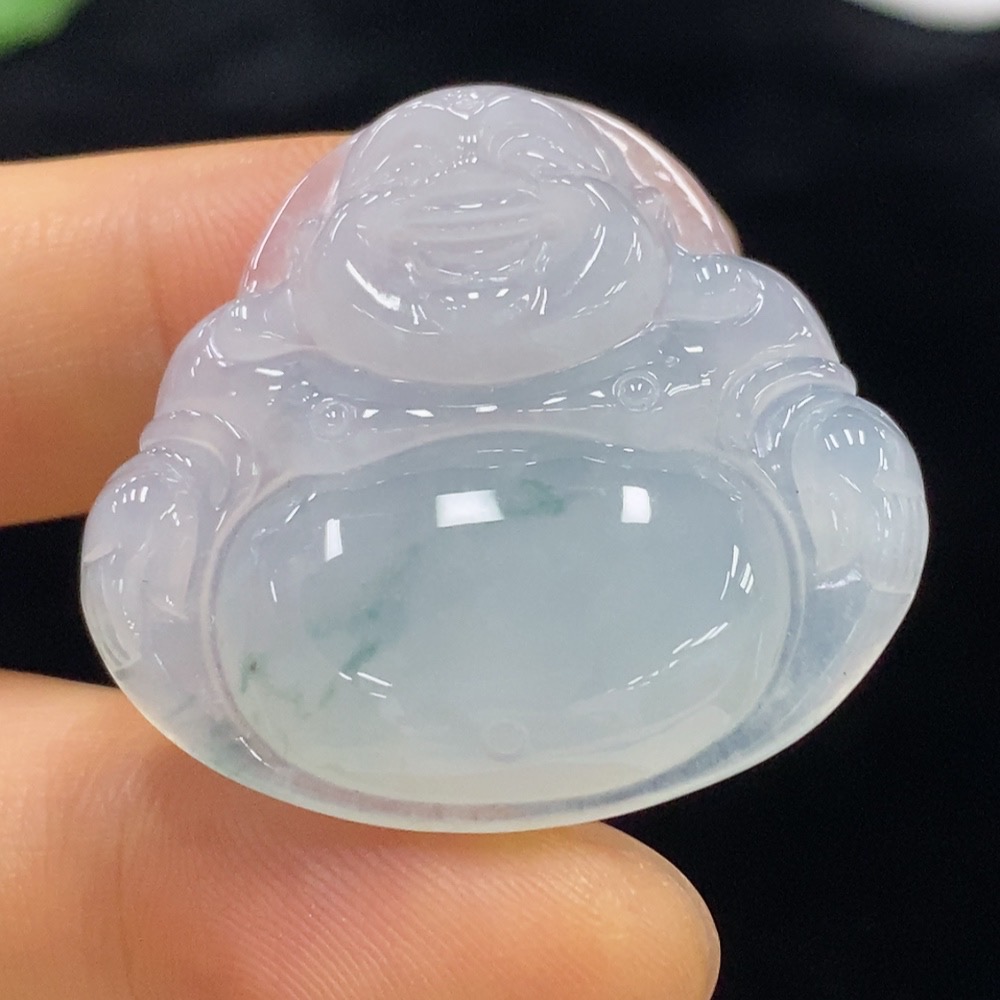 F34975040 Jadeite Buddha Pendant Total Weight Approx. 9.54g