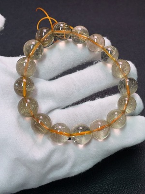 C34007946 Crystal Bracelet, Color Origin Undetermined, Total Weight Approx. 44.79g, Size About 12.2mm (Color)