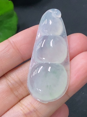 F31660801 Jadeite Pendant Lucky Bean Total Weight Approx. 8.32g