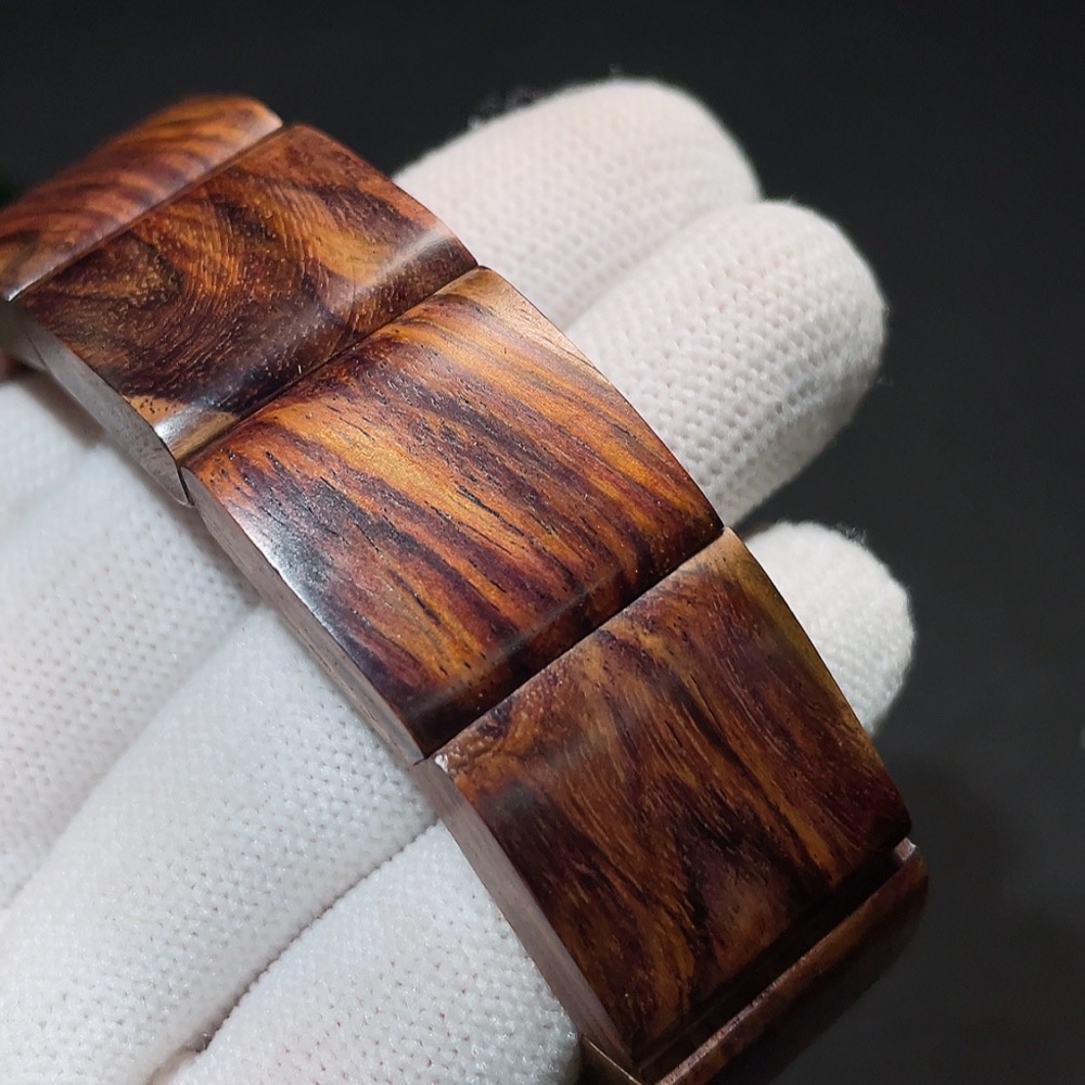 W34987885 Huanghuali Wood Bead Bracelet, Total Weight Approx. 27.1g, Size 20.7mm