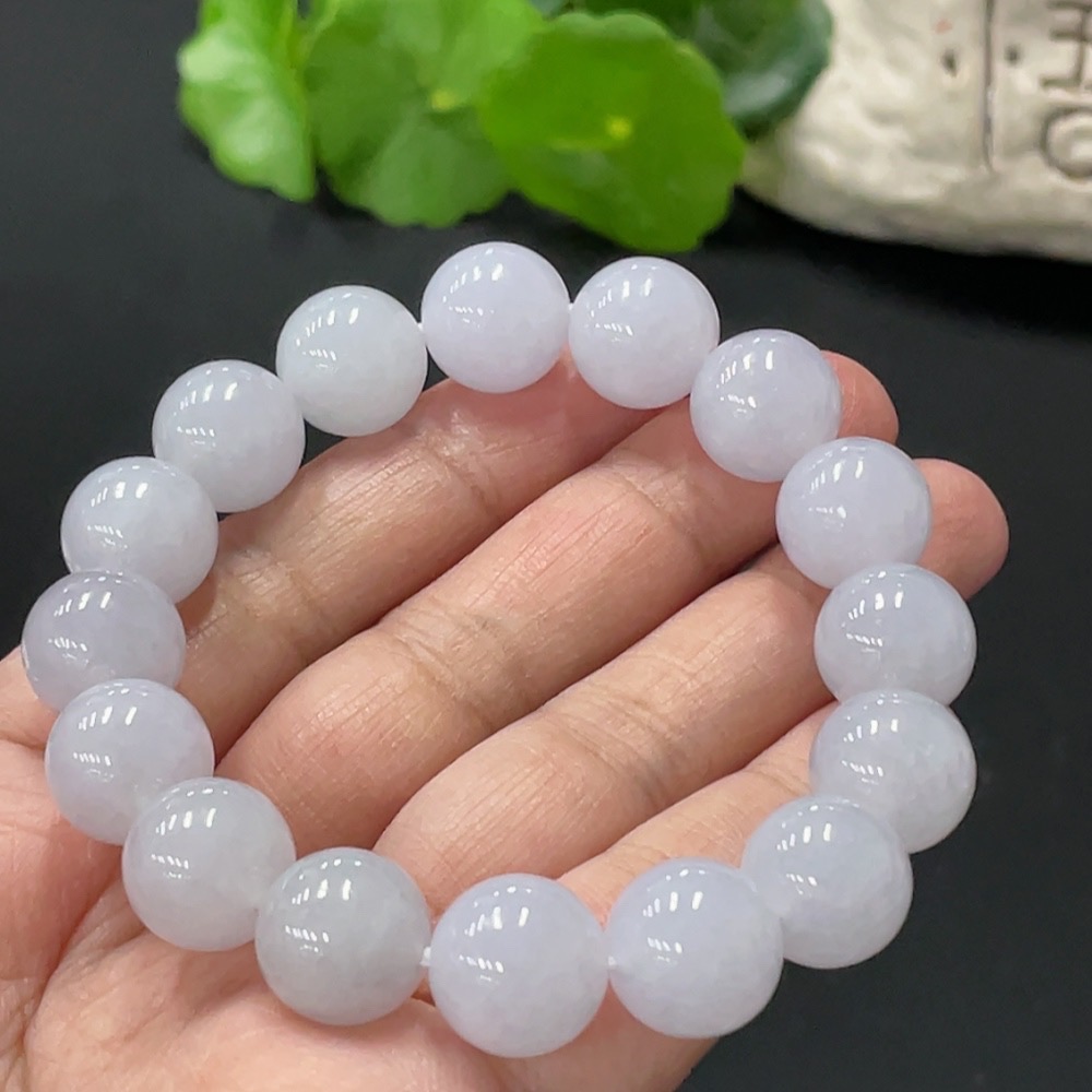 F31610760 Jadeite Bracelet Size 12.2mm Approx. Total Weight 49.55g