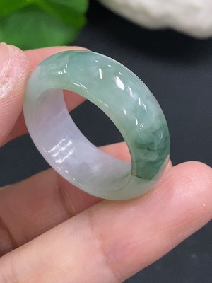 F35107037 Jadeite Ring Size 27 Total Weight Approx. 8g
