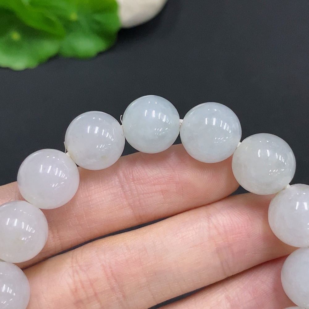 F33906441 Jadeite Bracelet Total Weight About 48g Size Approx.12mm