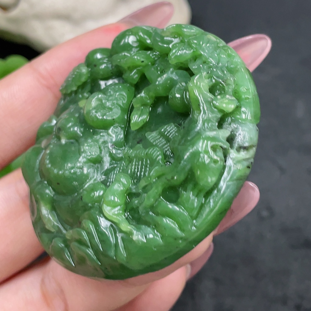 H33845969 Hetian Jade Pendant - Buddha, Total Weight Approx. 50.5g