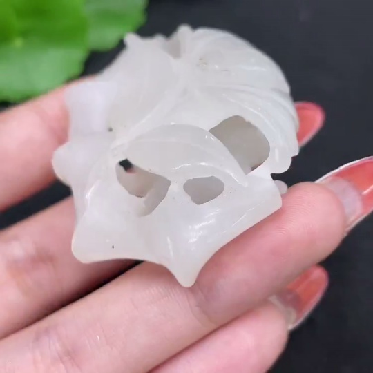 H35112077 Hetian Jade Pendant Bamboo Joint Total Weight Approx. 28.6g