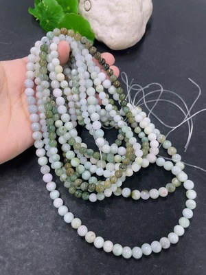 F46568813 翡翠珠链 一手走
