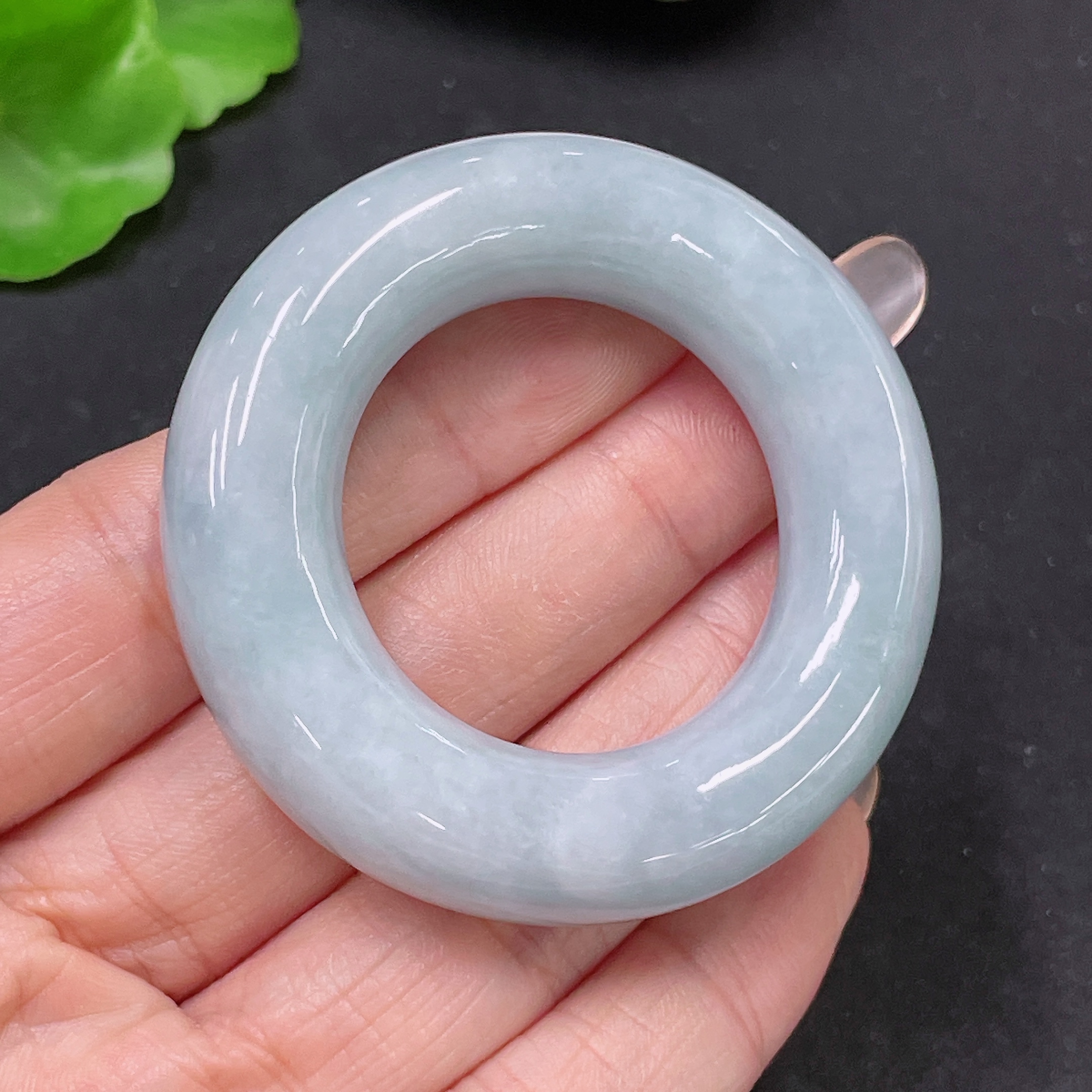 F34064927 Jadeite Pendant Peace Ring Total Weight Approx. 49.18g