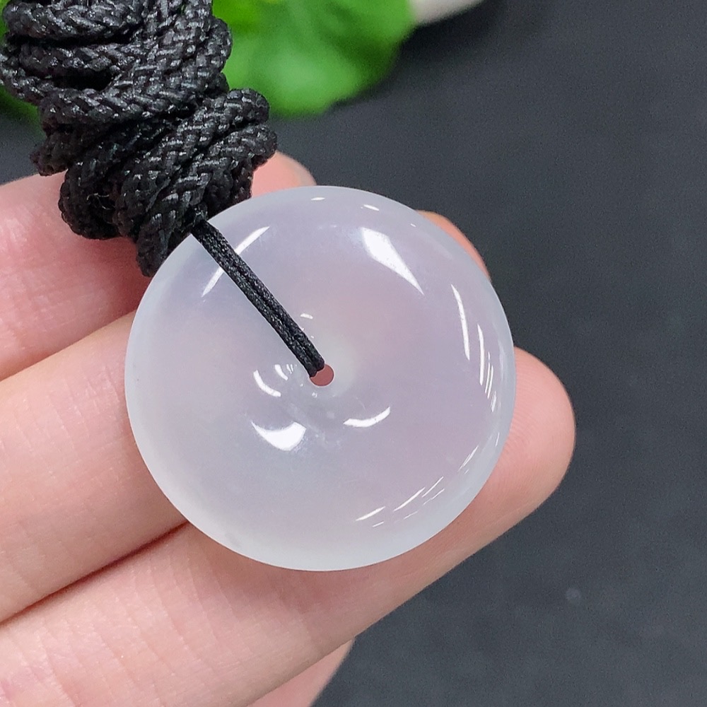 F34061425 Jadeite Peace Knot Total Weight Approximately 10.2g (Including Rope Weight)