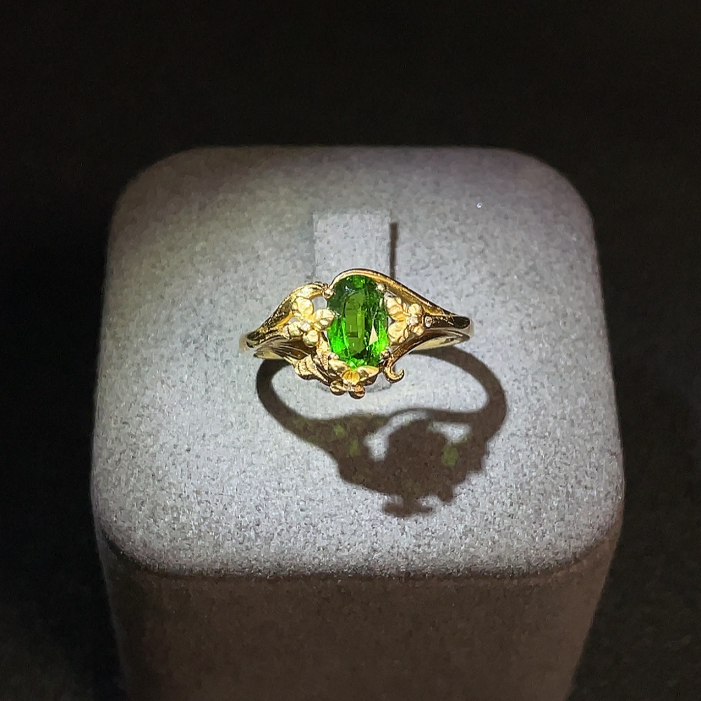 C32713210 Tourmaline Ring 74% Gold Total Weight Approx. 3.52g Size 15