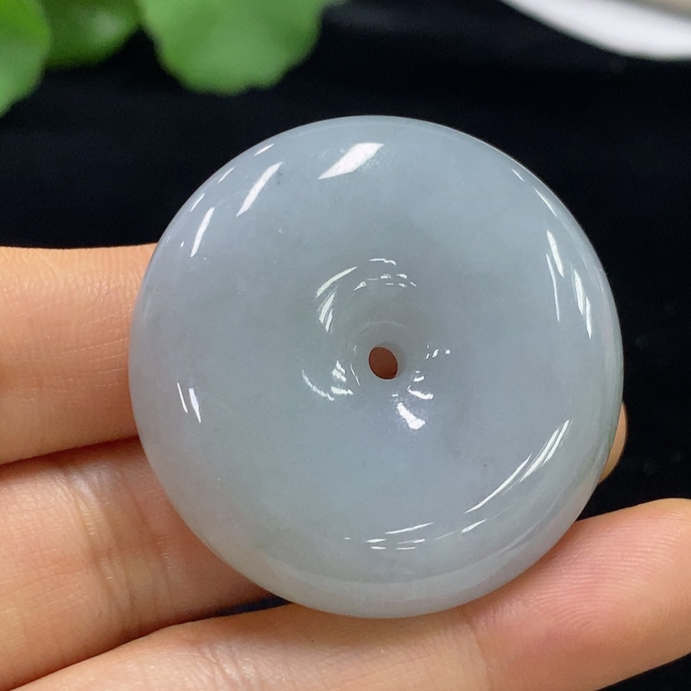 F34948155 Jadeite Peace Pendant with a total weight of approximately 37.6 grams