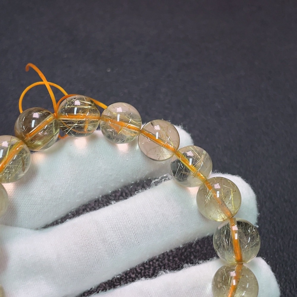 C34007946 Crystal Bracelet, Color Origin Undetermined, Total Weight Approx. 44.79g, Size About 12.2mm (Color)