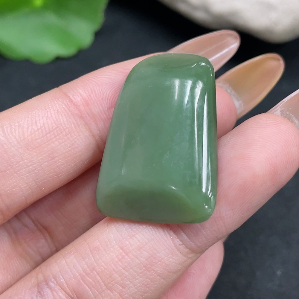 H32706363 Hetian Jade Pendant Plain Pendant Total Weight About 6.4g