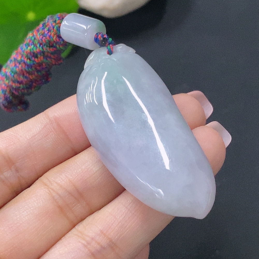 F29320613 Jadeite Pendant Fu Gua