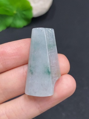 F32793793 Jadeite Antique Pendant Total Weight Approx. 8.4g