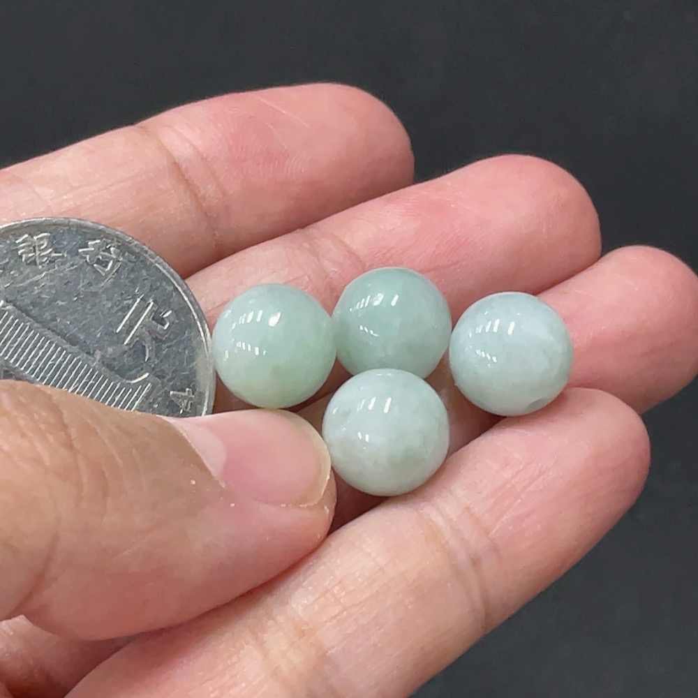 F20208118 Jadeite Beads Approx. 9.7/9.8mm