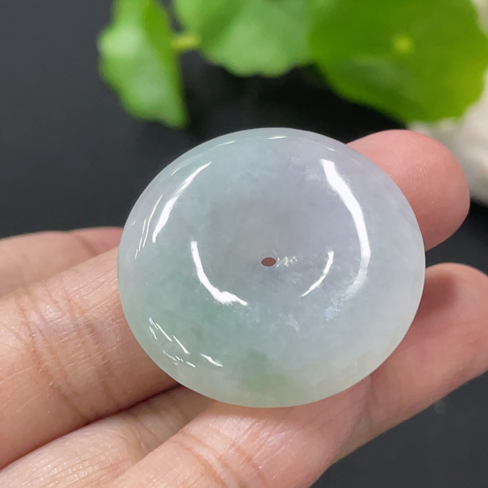 F35080420 Jadeite Safety Buckle Pendant Total Weight Approx. 10.9g