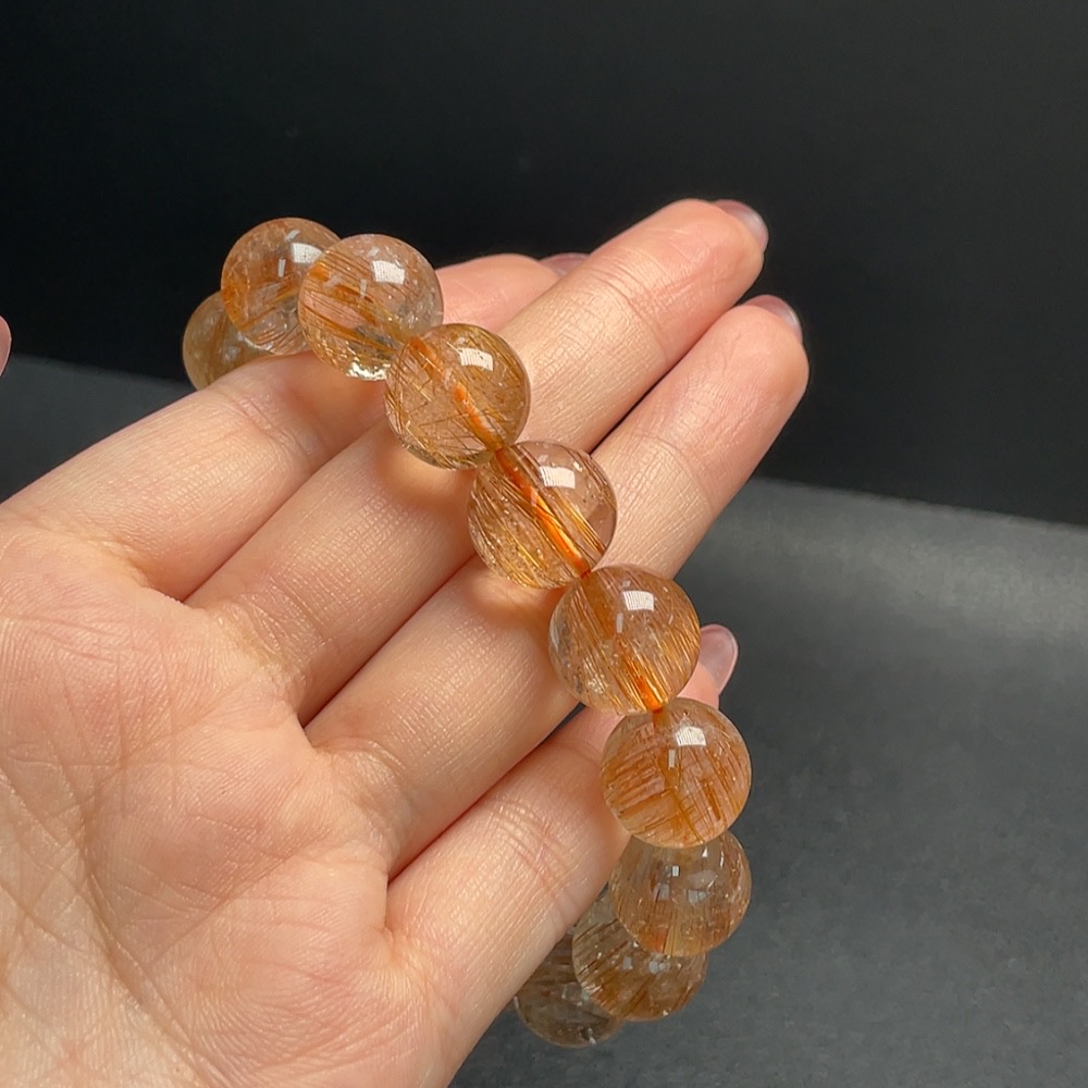 C28302664 Crystal Bracelet  Approx. 13.5mm  Total Weight Approx. 56.77g