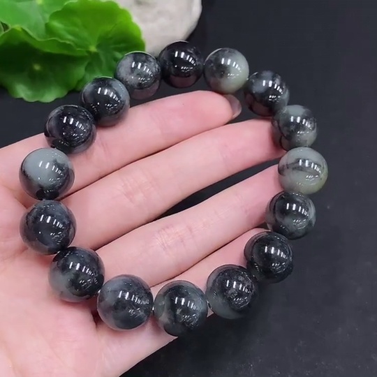 F34060117 Jadeite Bracelet Total Weight Approx.75.1g Size 13.7mm