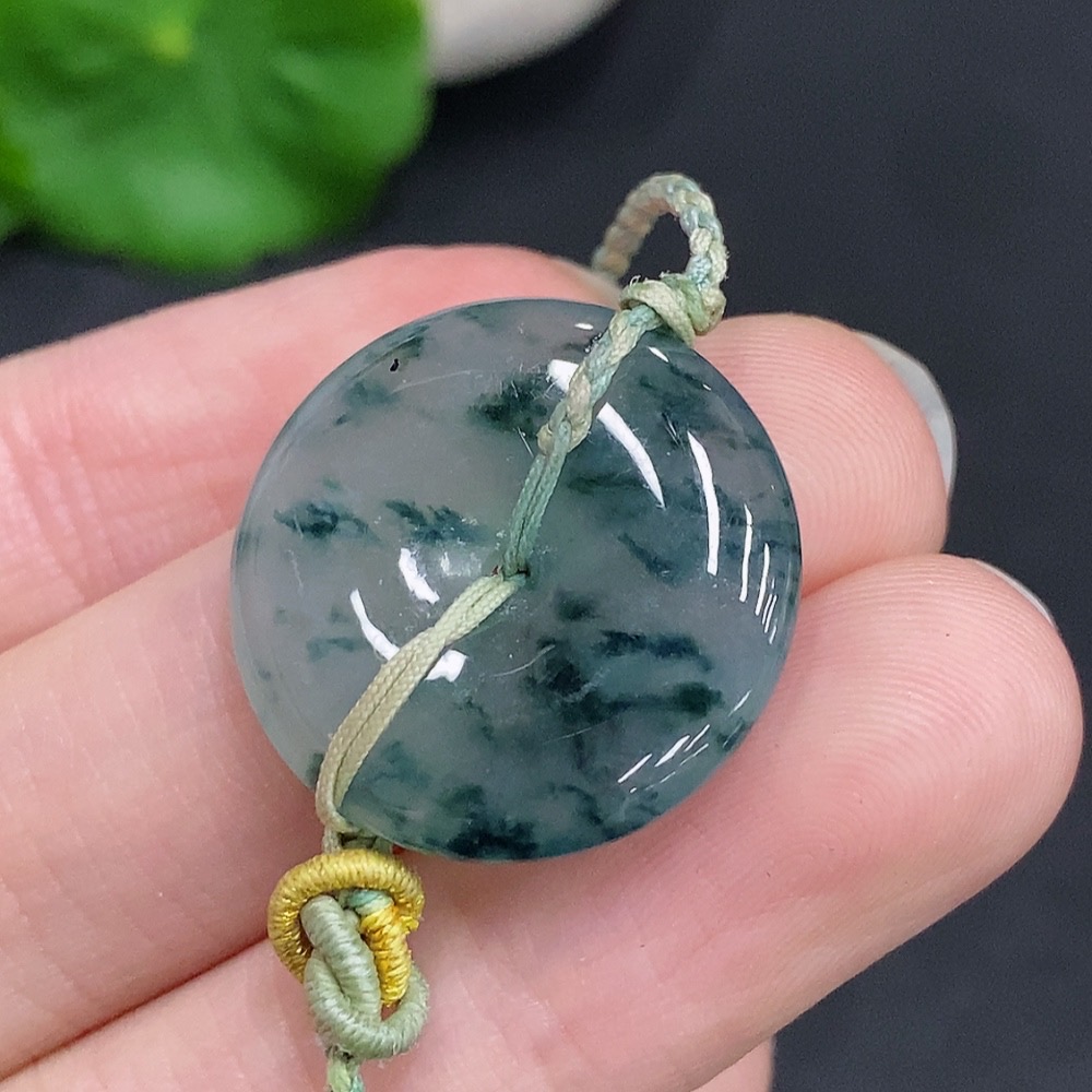 F33941841 Jadeite Safety Buckle Bracelet, Total Weight Approx. 5.2g