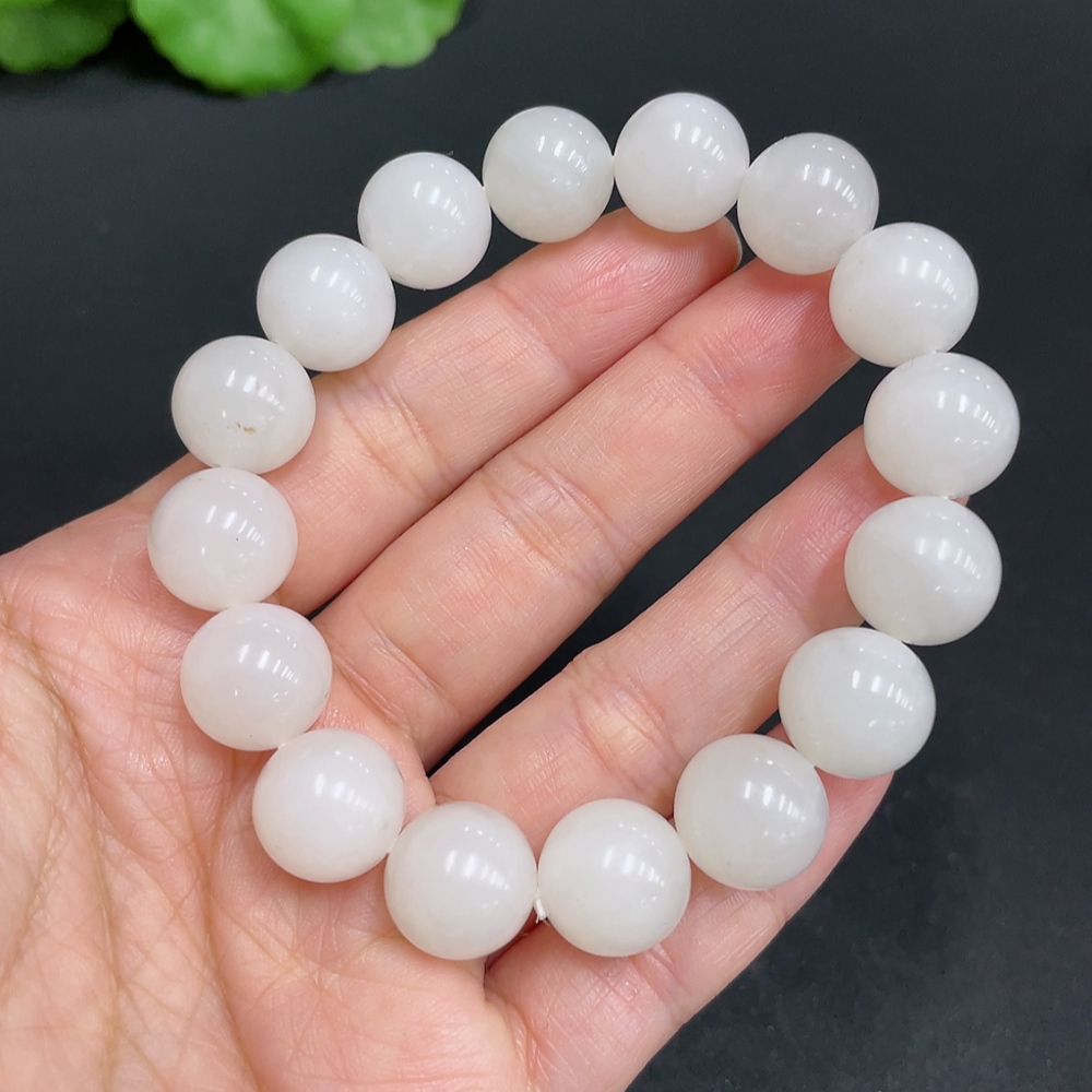 H34072636 Hetian Jade Bracelet, Approx. 11.7mm, Total Weight Approx. 41g