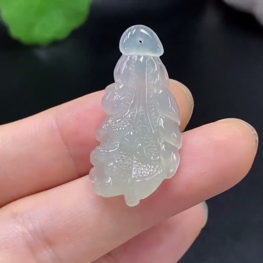 F29414494 Jadeite Cabbage Pendant Total Weight Approx. 4.09g
