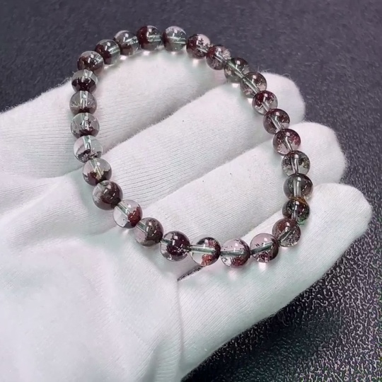 C33869361 Crystal Bracelet Total Weight Approx.11.37g Size 6.4mm