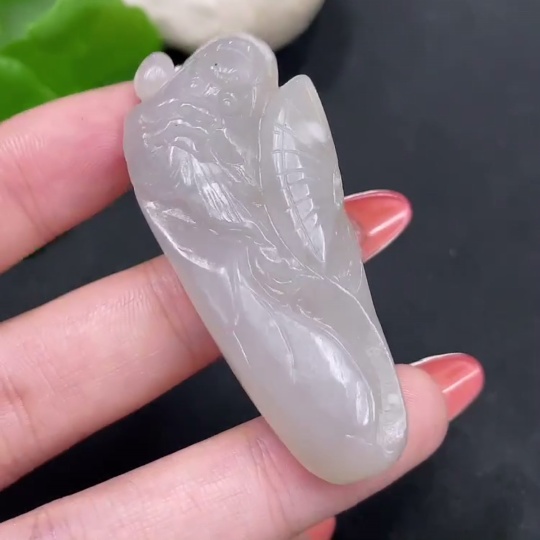 H34017572 Hetian Jade Pendant - Zhong Kui, Total Weight Approx. 22.3g