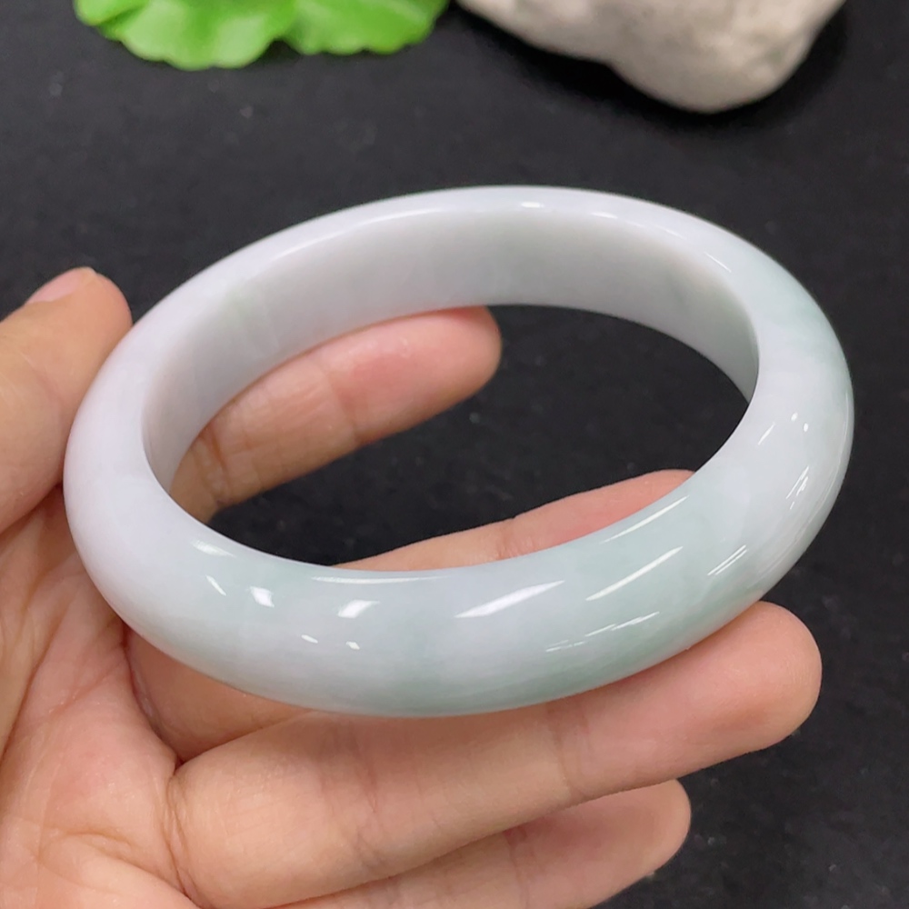 F31612827 Jadeite Round Bangle Size 57 Total Weight Approx. 59.35g
